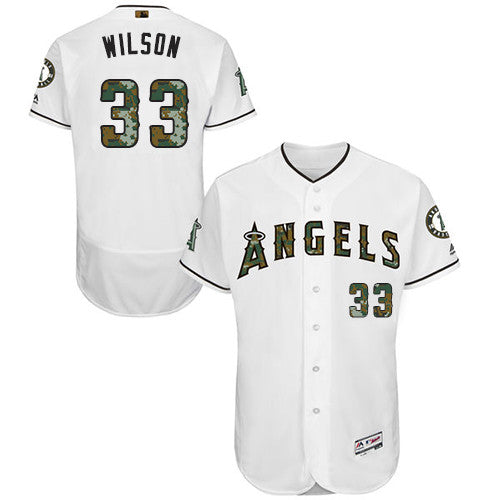 C.J. Wilson Los Angeles Angels white jersey