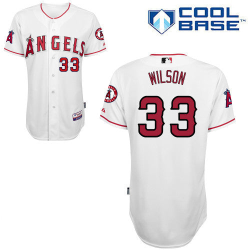 Wilson Los Angeles Angels white jersey