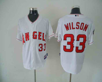 Wilson Los Angeles Angels white jersey