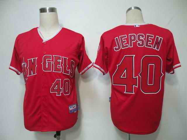 Jepsen Los Angeles Angels red jersey