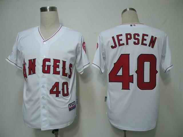 Jepsen Los Angeles Angels white jersey