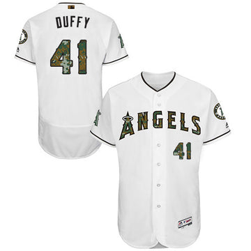 Danny Duffy Los Angeles Angels white jersey