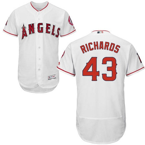 Garrett Richards Los Angeles Angels white jersey