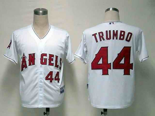 Trumbo Los Angeles Angels white jersey