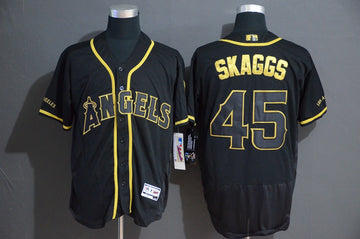 Tyler Skaggs Los Angeles Angels black jersey