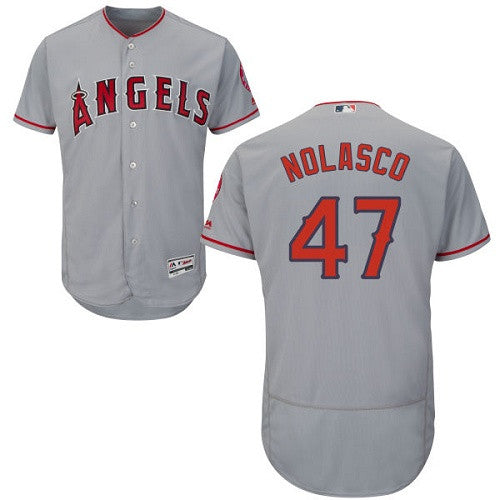 Ricky Nolasco Los Angeles Angels gray jersey