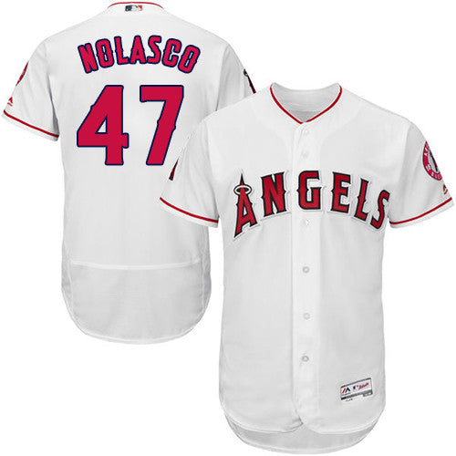 Ricky Nolasco Los Angeles Angels white jersey