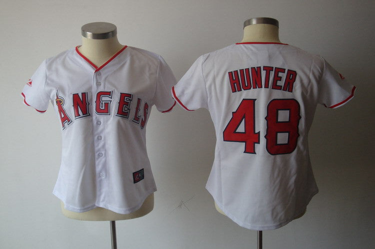 Hunter Los Angeles Angels white jersey