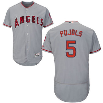 Albert Pujols Los Angeles Angels gray jersey