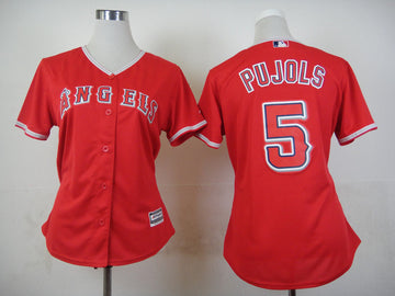 Albert Pujols Los Angeles Angels red jersey
