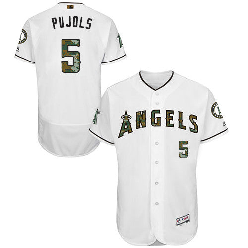 Albert Pujols Los Angeles Angels white jersey