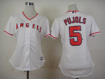 Albert Pujols Los Angeles Angels white jersey