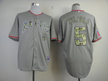 Pujols Grey Los Angeles Angels camo Camo jersey