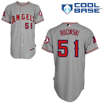 Rucinski Los Angeles Angels grey jersey