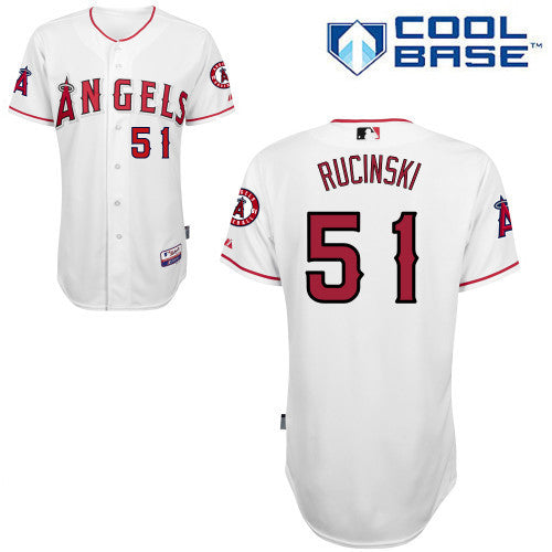 Rucinski Los Angeles Angels white jersey