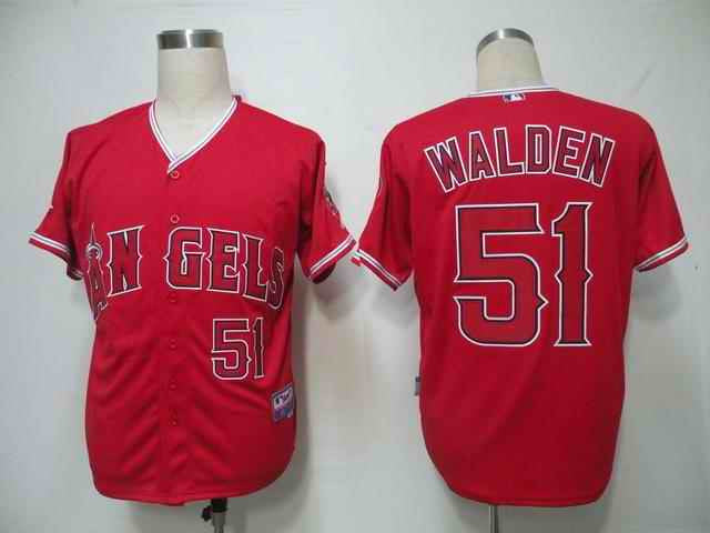 Walden Los Angeles Angels red jersey