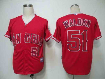 Walden Los Angeles Angels red jersey