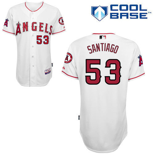 Santiago Los Angeles Angels white jersey