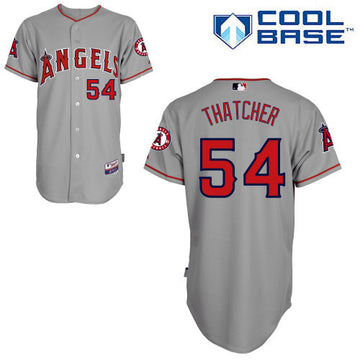 Thatcher Los Angeles Angels grey jersey