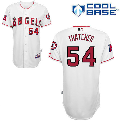 Thatcher Los Angeles Angels white jersey