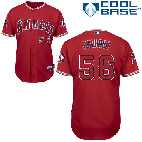 Calhoun Los Angeles Angels red jersey