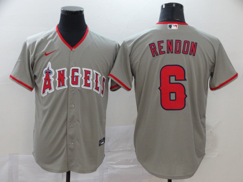 Anthony Rendon Los Angeles Angels gray jersey