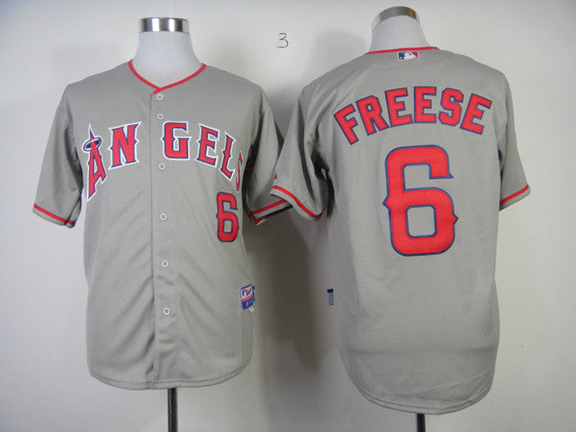 David Freese Los Angeles Angels grey jersey
