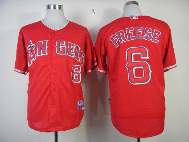 David Freese Los Angeles Angels red jersey