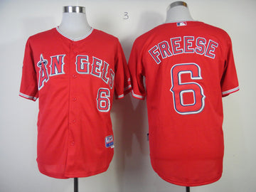 David Freese Los Angeles Angels red jersey