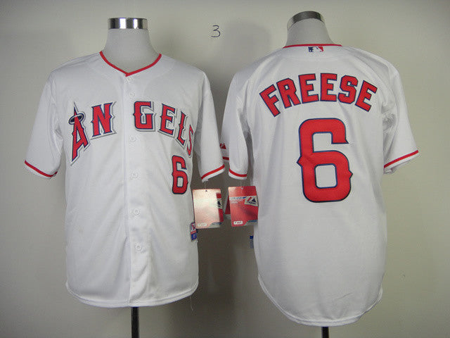 David Freese Los Angeles Angels white jersey