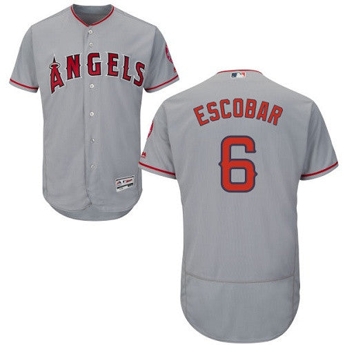 Yunel Escobar Los Angeles Angels gray jersey