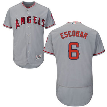 Yunel Escobar Los Angeles Angels gray jersey