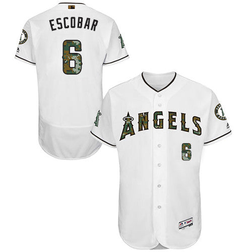 Yunel Escobar Los Angeles Angels white jersey