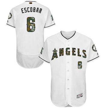 Yunel Escobar Los Angeles Angels white jersey