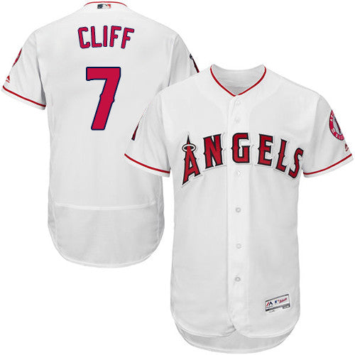 Cliff Pennington Los Angeles Angels white jersey