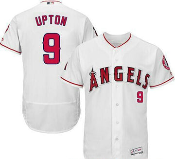 Justin Upton Los Angeles Angels white jersey