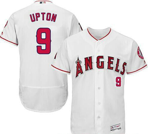 Justin Upton Los Angeles Angels white jersey