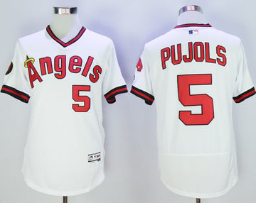 Albert Pujols Los Angeles Angels white jersey