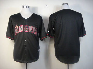 Custom Los Angeles Angels black Fashion jersey