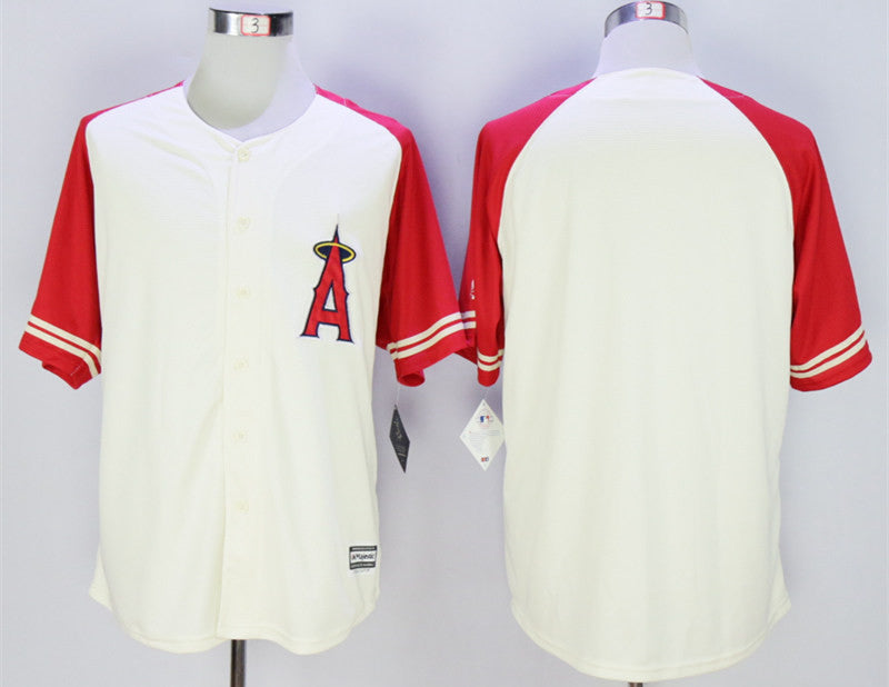Custom Los Angeles Angels cream jersey