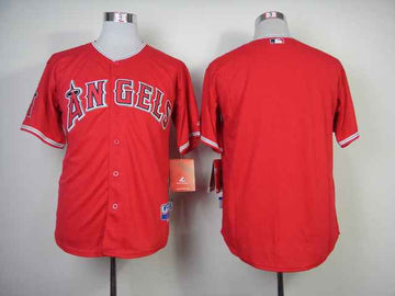 Custom Los Angeles Angels red jersey