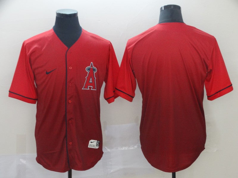 Custom Los Angeles Angels red Fashion jersey