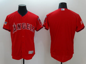 Custom Los Angeles Angels red Fashion jersey
