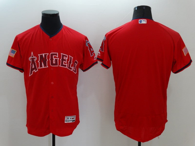 Custom Los Angeles Angels red Fashion jersey