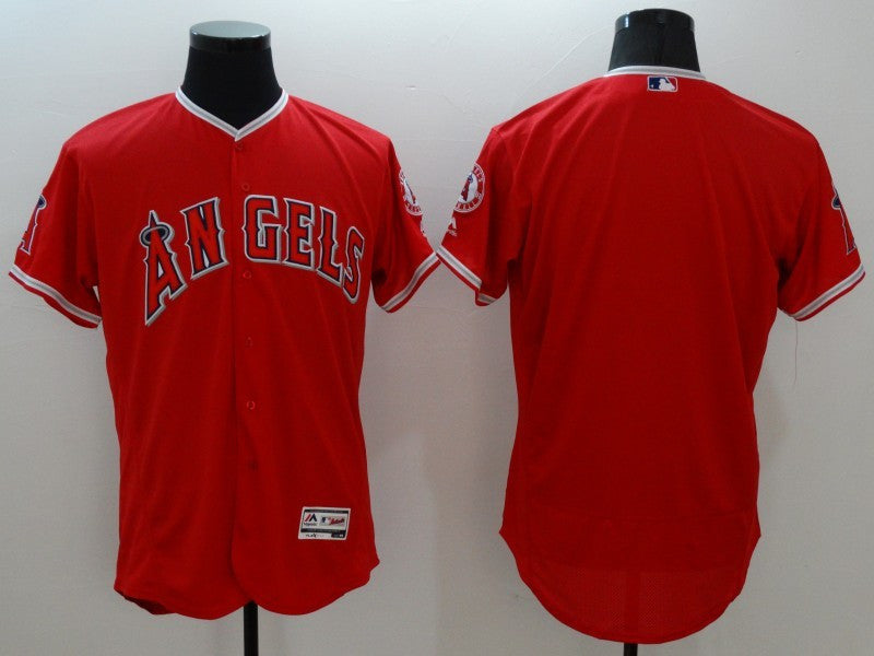 Custom Los Angeles Angels red jersey