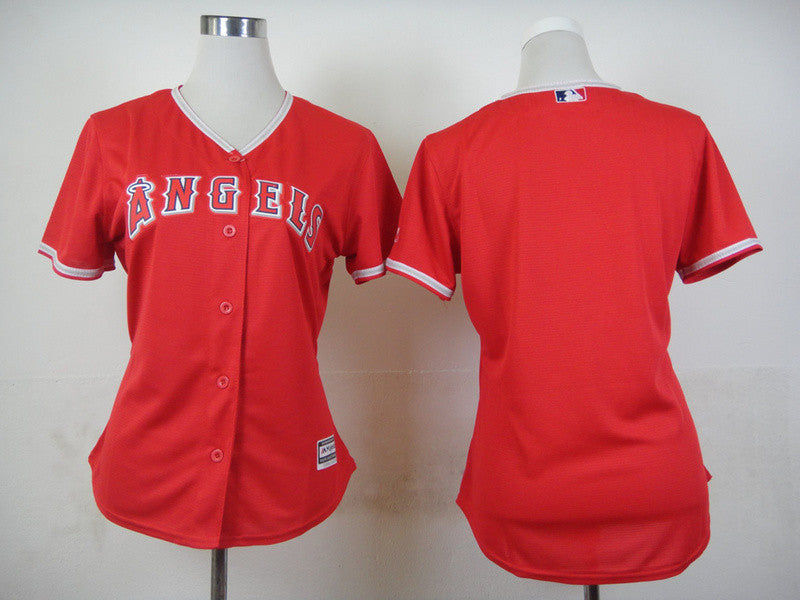 Custom Los Angeles Angels red jersey