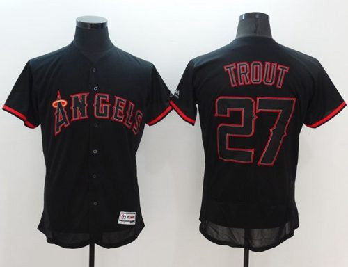 Los Angeles Angels black Fashion jersey