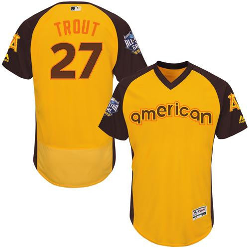 Angels American League All-Star gold All-Star jersey