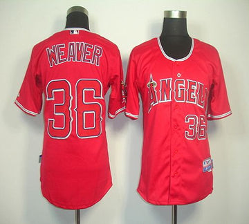 Los Angeles Angels red jersey