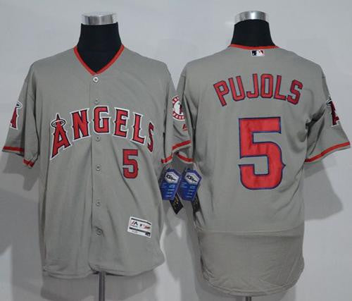 Los Angeles Angels grey Authentic jersey